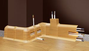 Plastová obvodová lišta - vo farbe podlahy